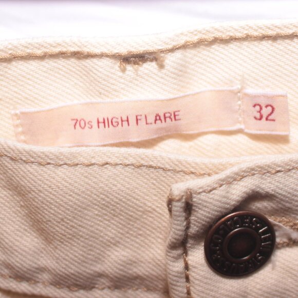 NWT Levi's 70's High Flare Denim Jeans Plus Size 32 x 30 - Picture 15 of 16